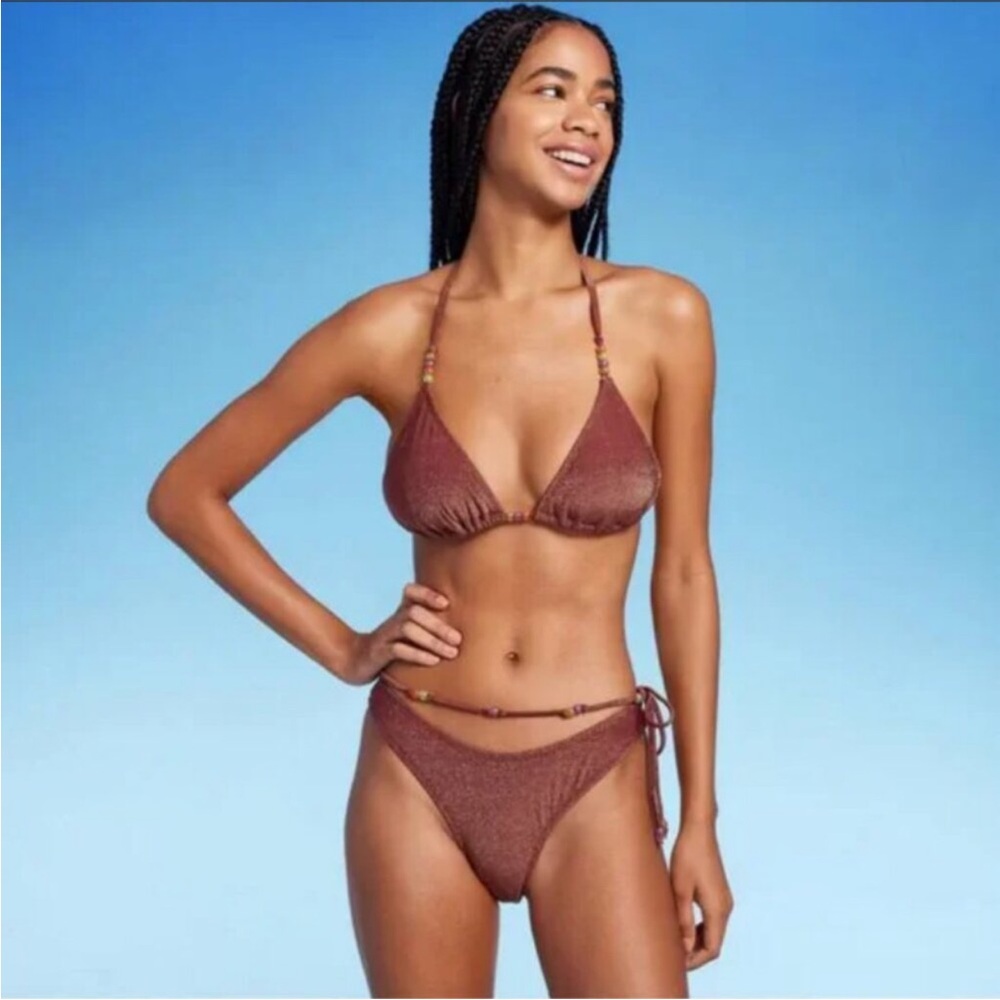 Wild Fable Brown Bikini Set